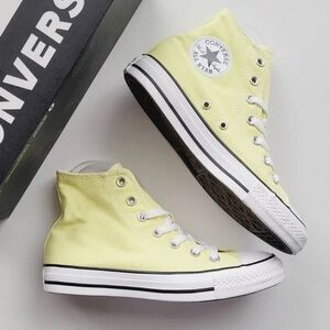 Converse Women's Yellow High-Tops sz 8